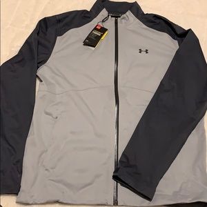 Under Armour waterproof golf jacket, grey, size L